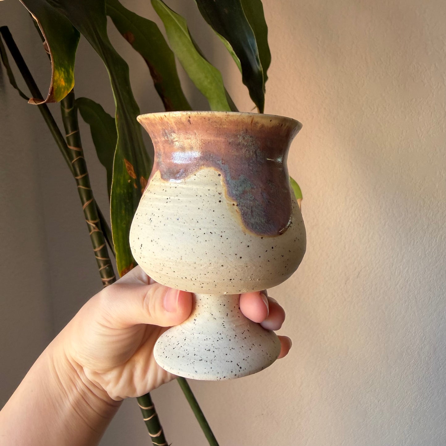 Green and Purple Goblet