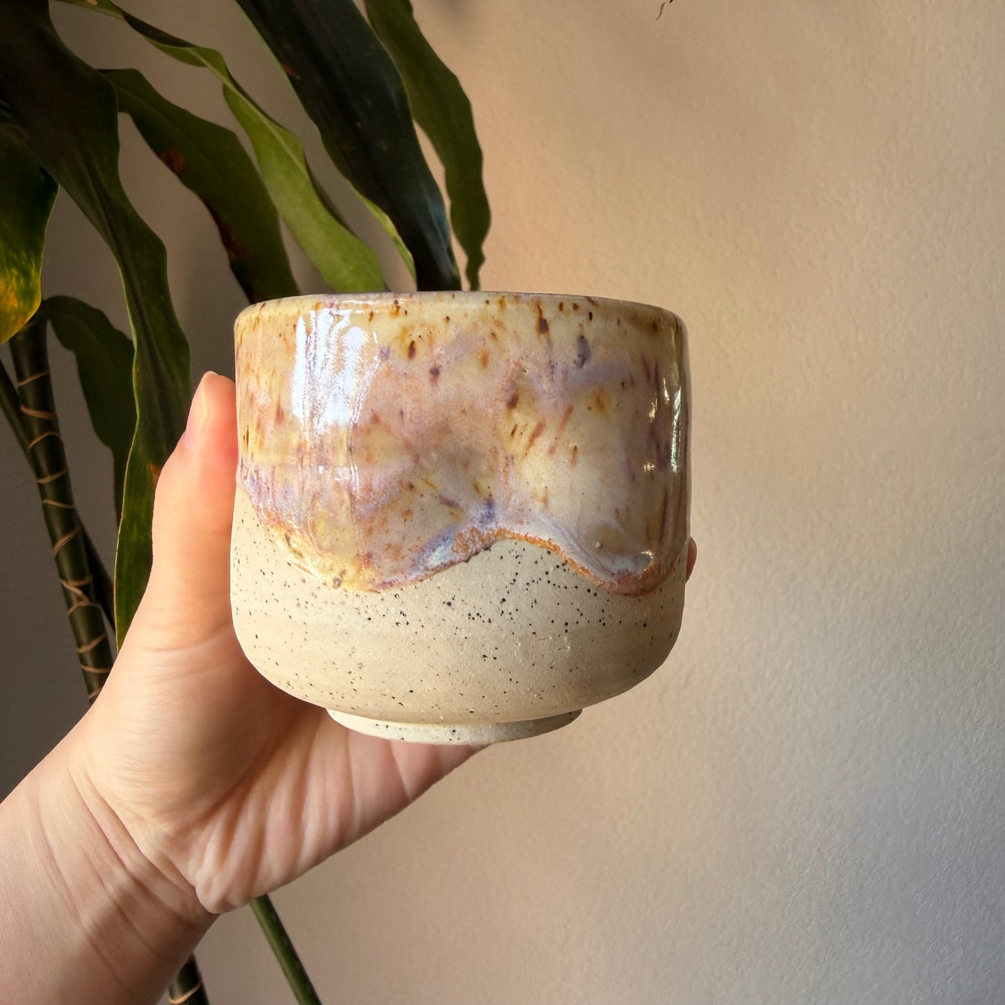 Speckled Pastel Drippy Cup