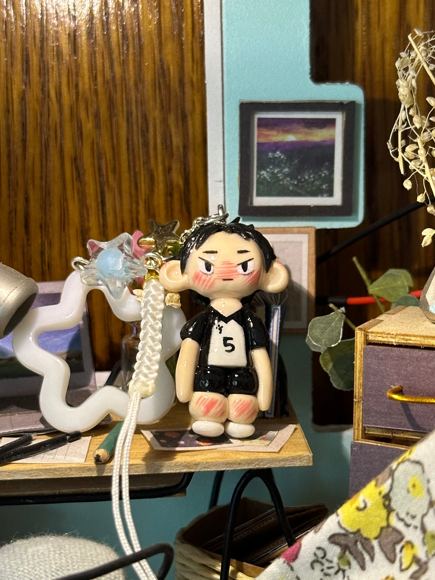Akaashi Keychain