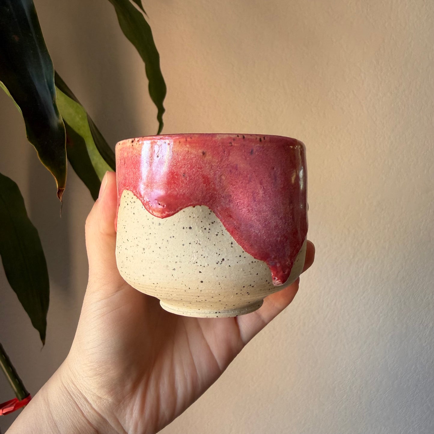 Hot Pink Drippy Cup