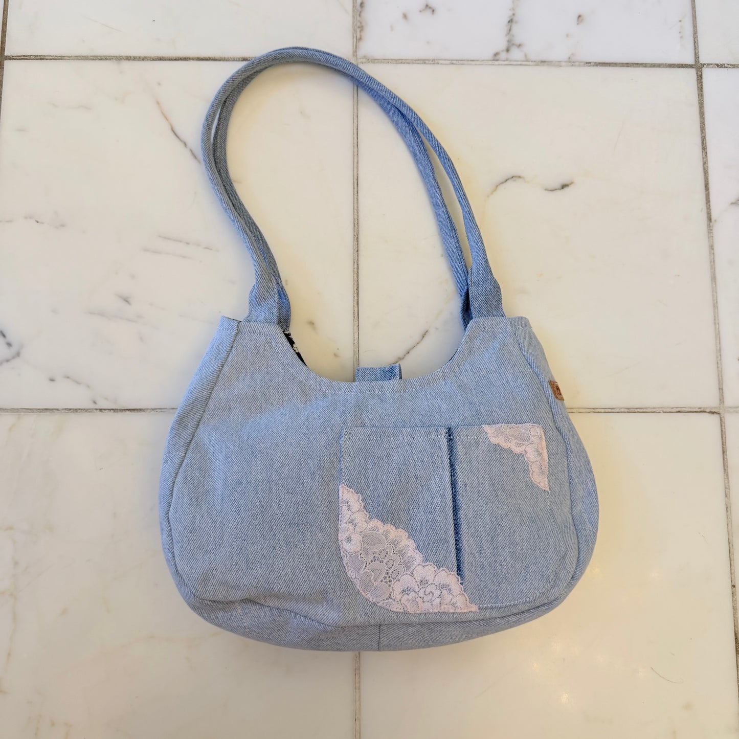 Pink Lace Qipao Bag