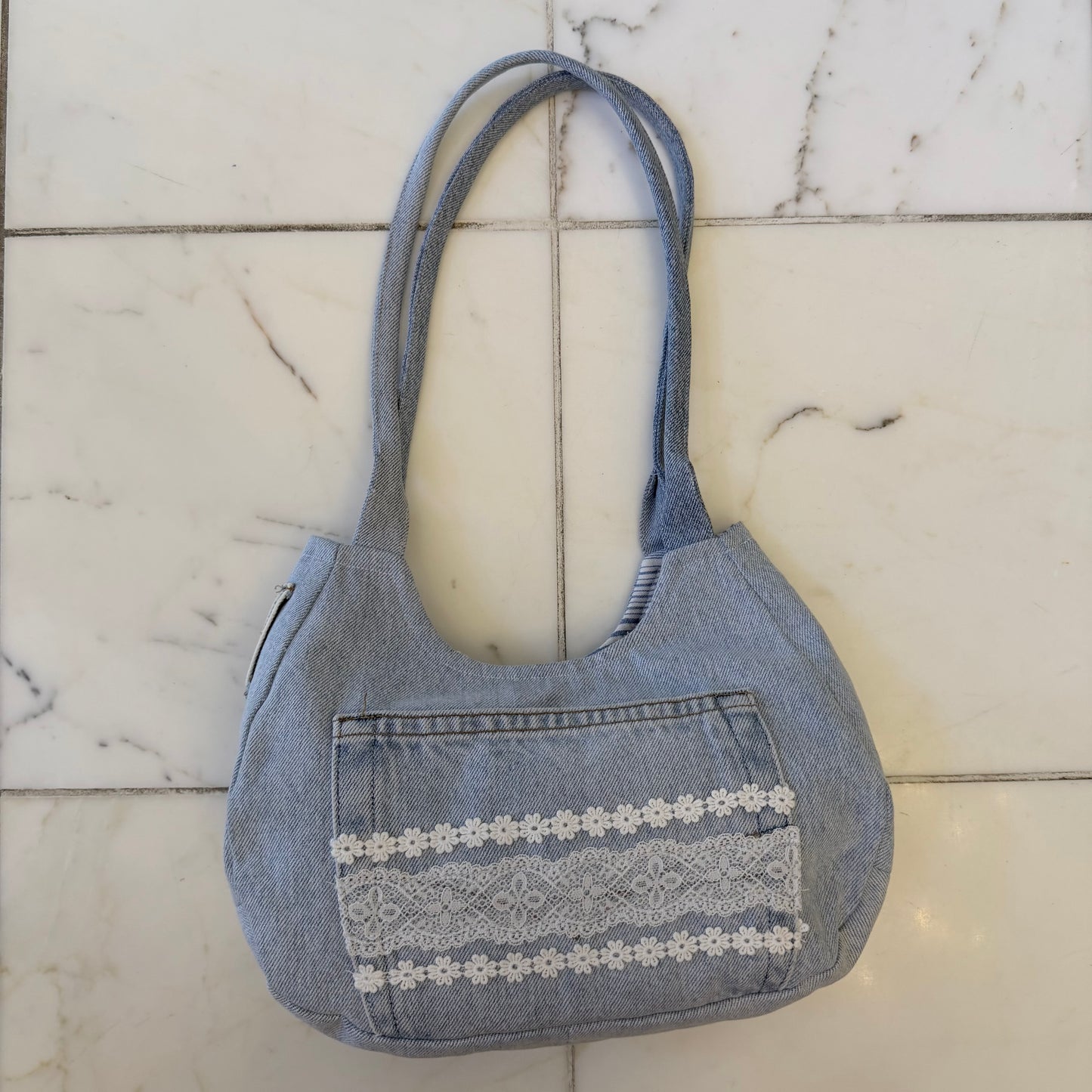 White Lace Bag