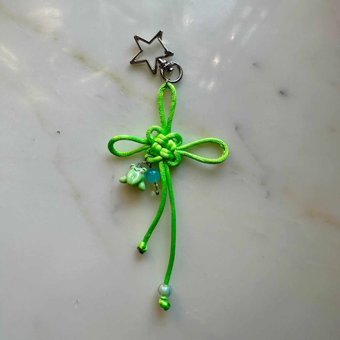 Frog Chinese Knot Keychain