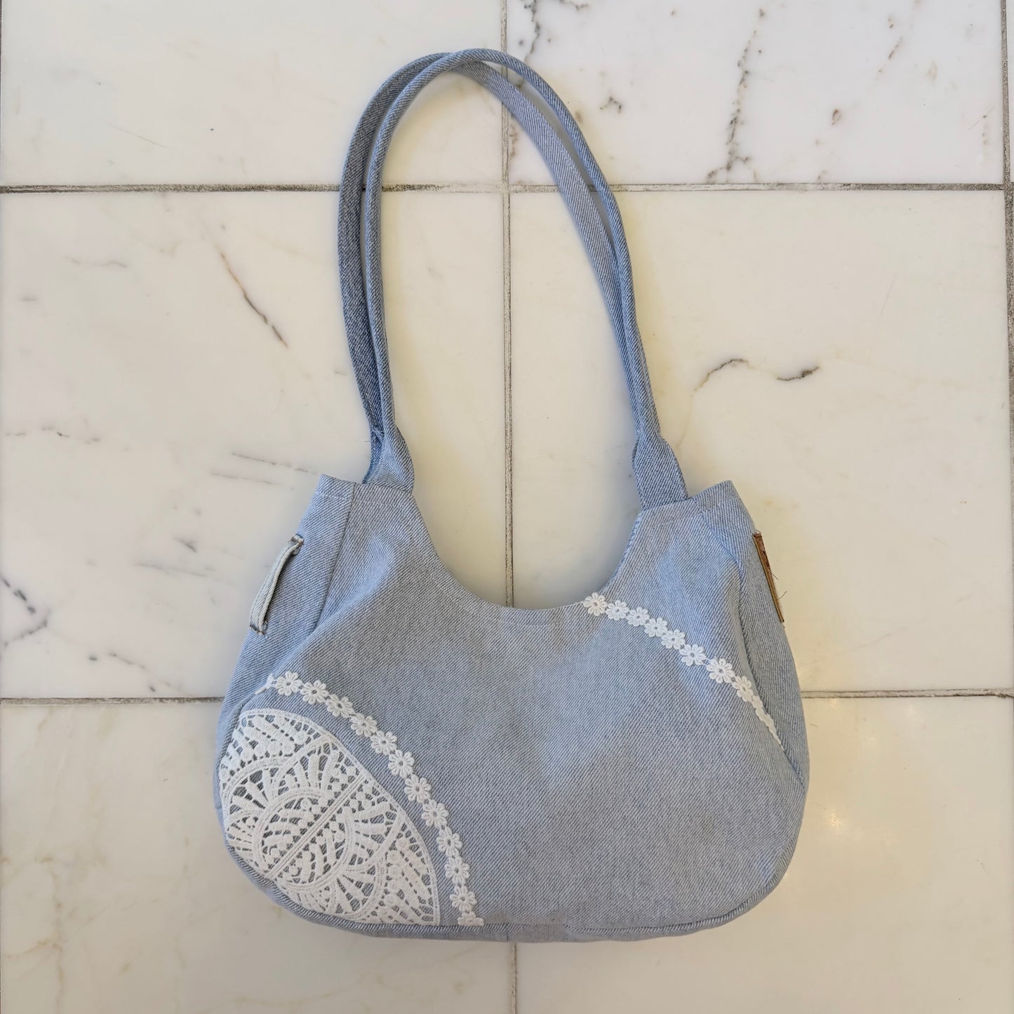 White Lace Bag