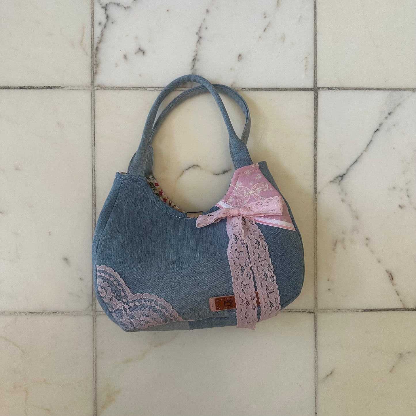 Mini Pink Lace Qipao Bag